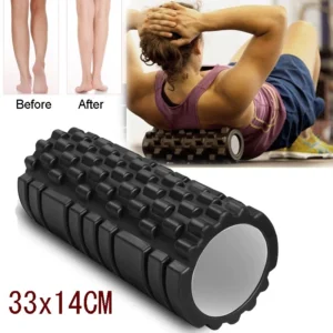 Foam Fitness Roller Deep Tissue Massage Grid Muscle Trigger Point Muscles Yoga