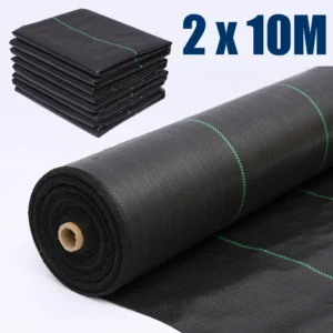 2M Wide Extra Heavy Duty Garden Weed Control Fabric Ground Cover Membrane Sheet
