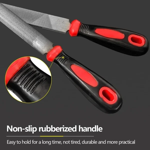 5Pcs 6 Inch Soft Grip Various Engineers Metal File Set Heavy Duty Kit Tools UK - Image 2