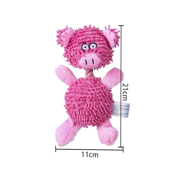 Large Dog Sound Squeaky Toys Pet Soft Chew Molar Training Toy Indestructible UK - Image 3
