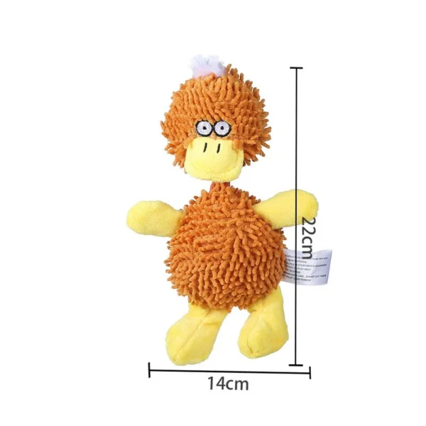 Large Dog Sound Squeaky Toys Pet Soft Chew Molar Training Toy Indestructible UK - Image 2