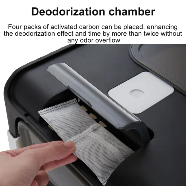 Self-Cleaning Cat Litter Box Large Cat Pan Drawer Anti-Splashing Cats Potty Tray - Image 3