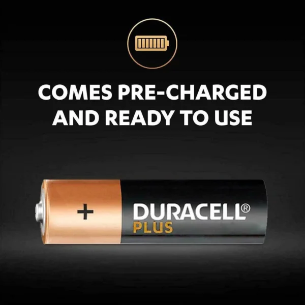 4pcs Duracell AA Plus Power Duralock Batteries LR6/MN1500 Non-Rechargeable 1.5V - Image 4