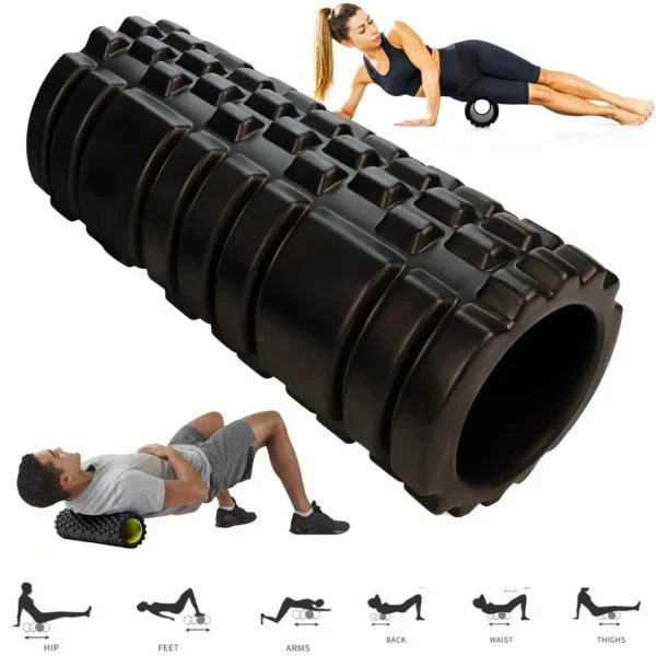 Foam Fitness Roller for Deep Tissue Massage Grid Point Muscle Trigger GYM Fit UK - Image 4