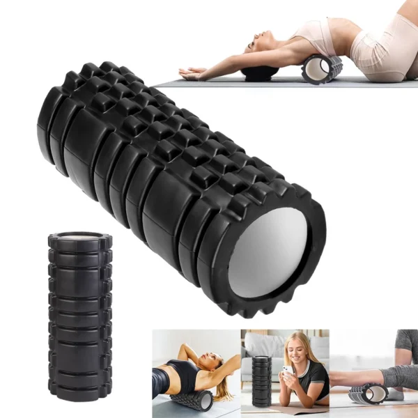 Foam Fitness Roller for Deep Tissue Massage Grid Point Muscle Trigger GYM Fit UK - Image 3