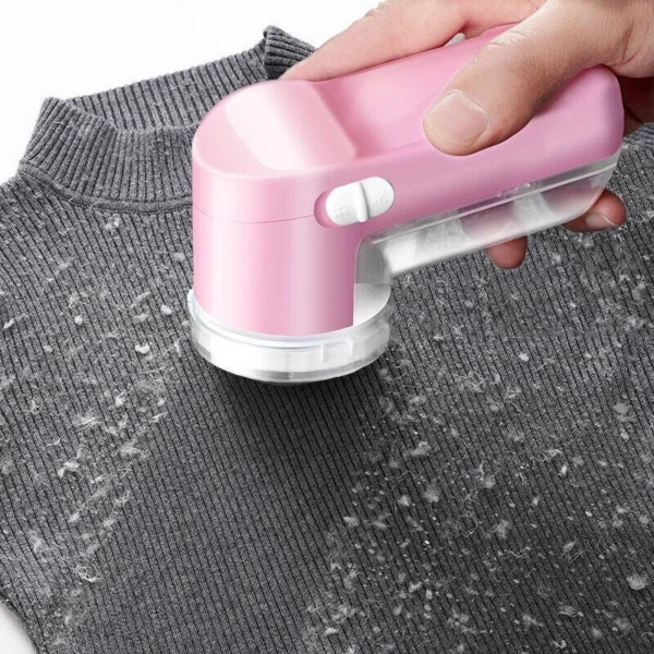 Electric Lint Remover Clothes Bobble Fabric Fluff Shaver Debobbler USB Charging - Image 6