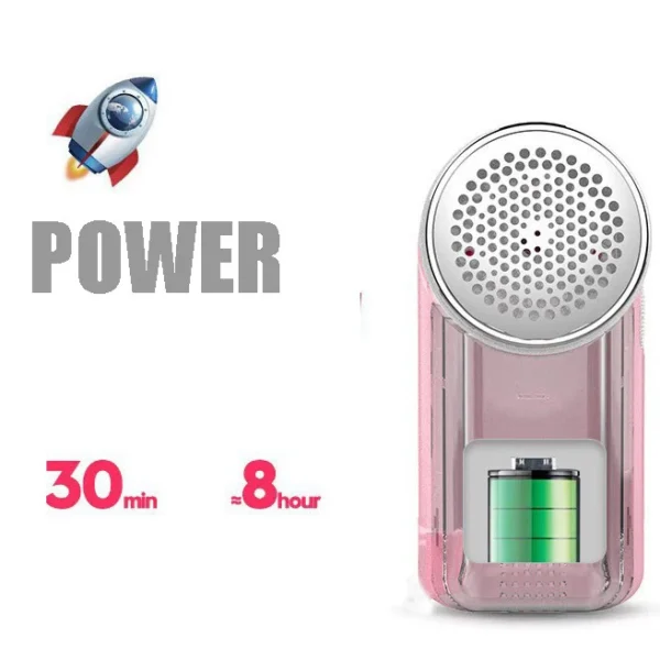 Electric Lint Remover Clothes Bobble Fabric Fluff Shaver Debobbler USB Charging - Image 4