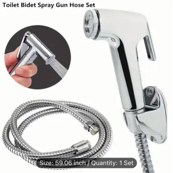 Handheld Douche Spray Gun Shower Head Shower Pets Bidet Shattaf Jet Sprinkler UK - Image 6