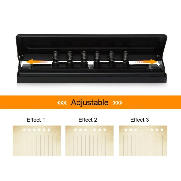 Personal Organiser Filofax Pocket Adjustable 6 Hole Punch A4 A5 A6 Paper Puncher - Image 4