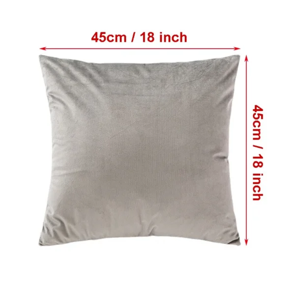 4-12pcs Plush Velvet Square Cushion Cover Pillow Case Sofa Bed Home Decor 18x18" - Image 6