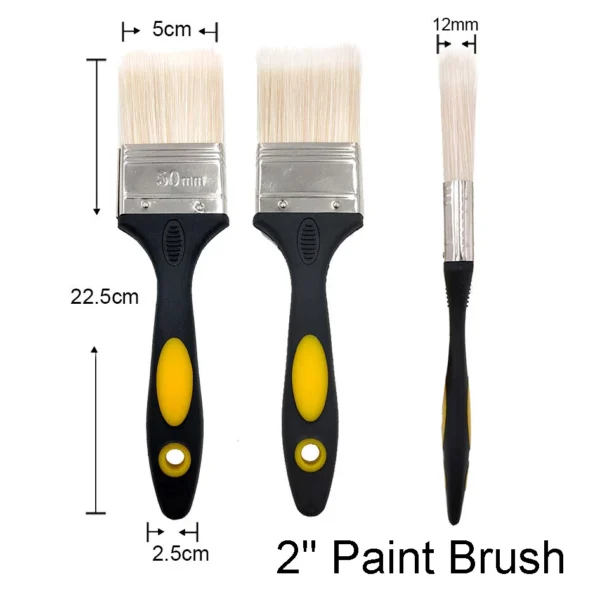 12PCS Paint Roller Kit 9in Home Wall Ceiling Handle Decorating Tool Runner Brush - Image 3