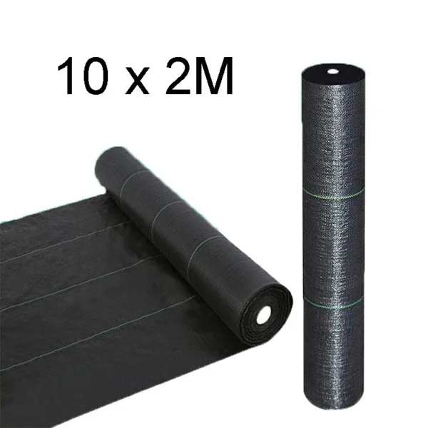2M Wide Extra Heavy Duty Garden Weed Control Fabric Ground Cover Membrane Sheet - Image 4
