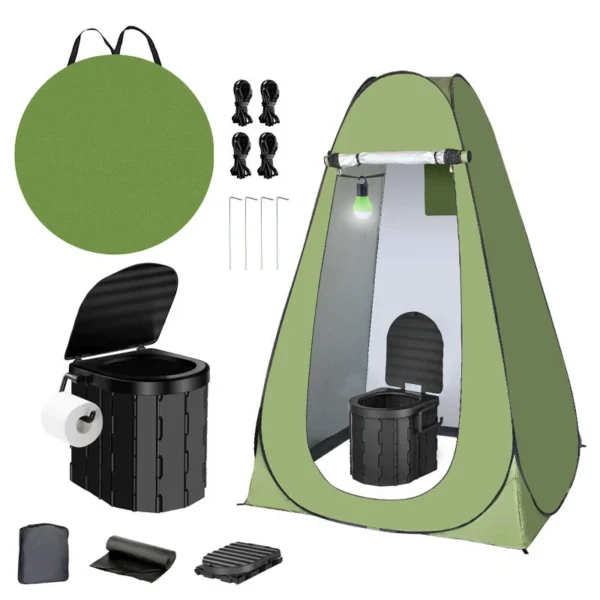 Portable Outdoor Instant Pop Up Tent Privacy Camping Shower Toilet Changing Room - Image 3