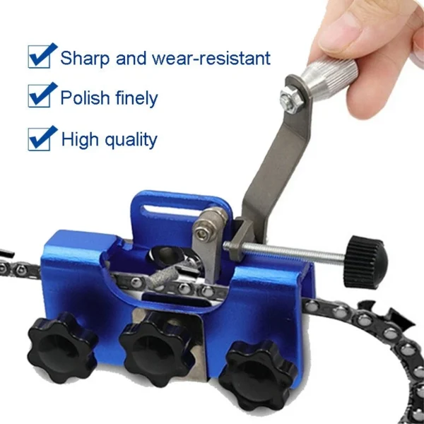 Chain Saw Sharpener Portable Jig Sharpening Clip Tool Chainsaw Sharpener Kit UK - Image 5