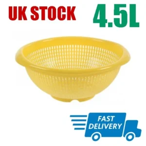 4.5L Hobby Plastic Maxi Strainer Colander for Home Kitchen - Random Colours