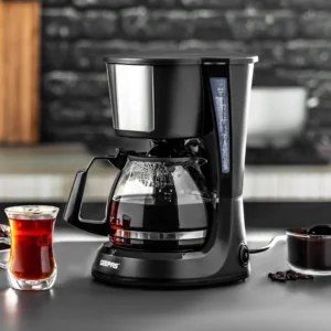 750ml 650W Filter Coffee Maker Machine Instant Anti-Drip Fast Brewing Time Black